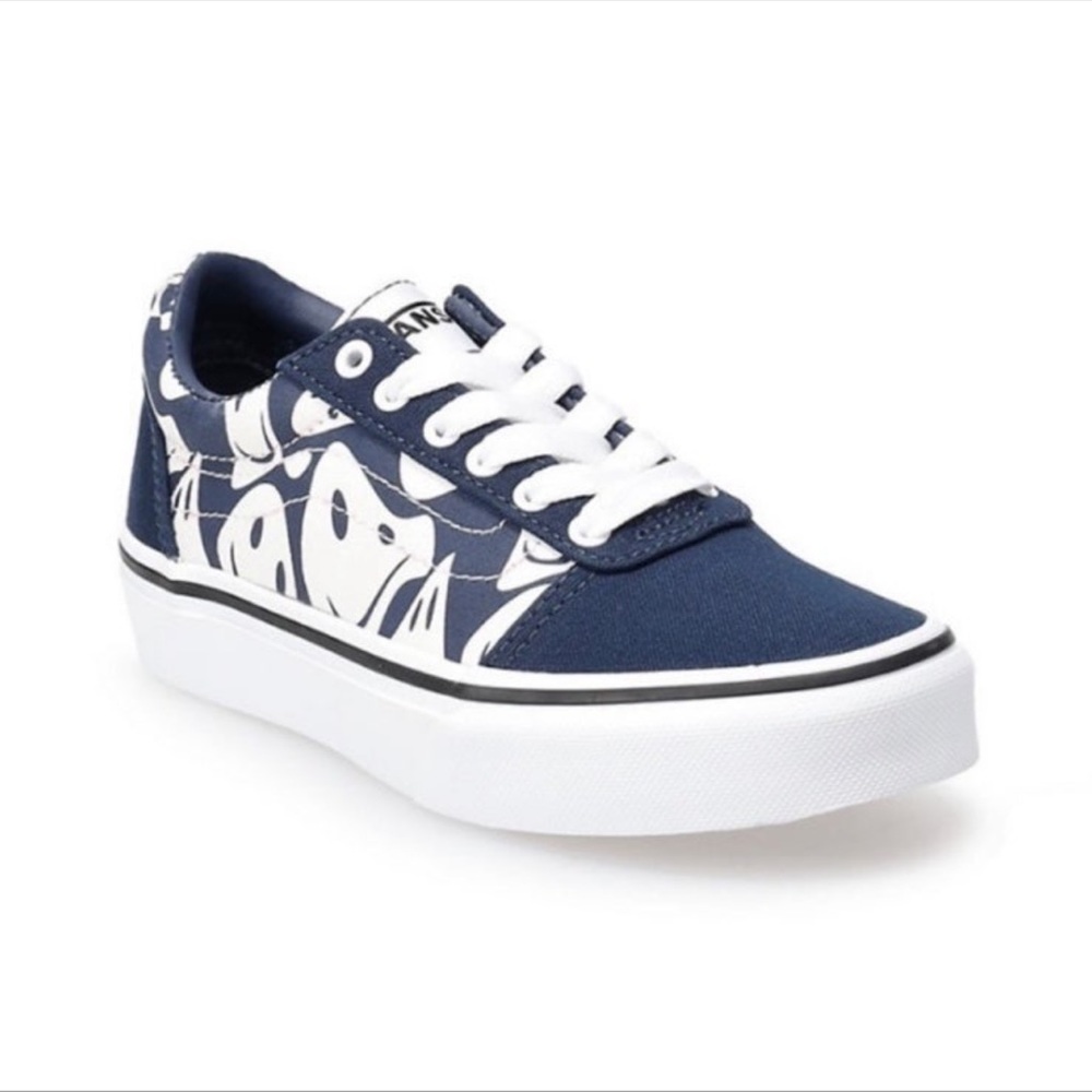 COPY - Vans happy warped blue shoes
